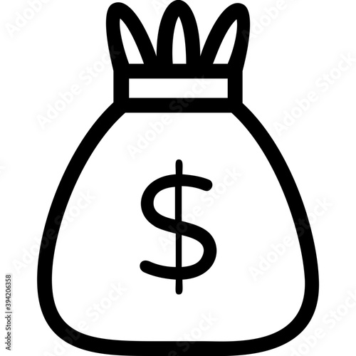 
Money Sack Vector Icon
