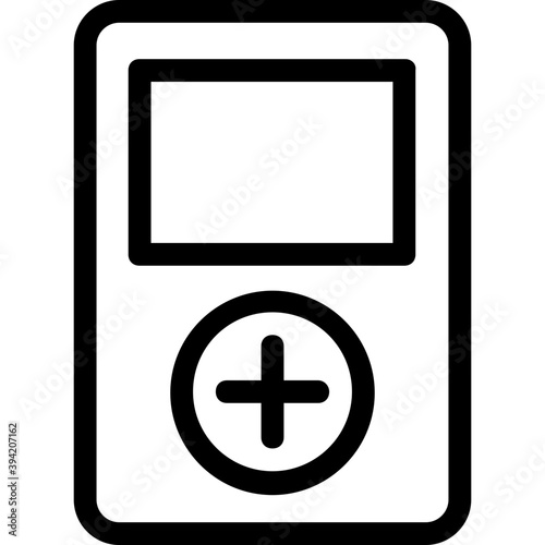
Voltmeter Vector Line Icon
