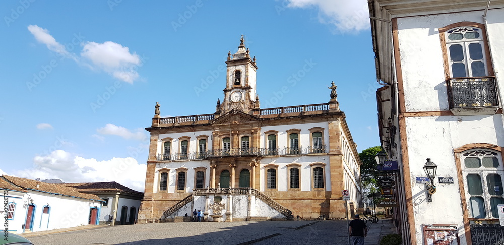 The city of Ouro Preto, MG, Brazil