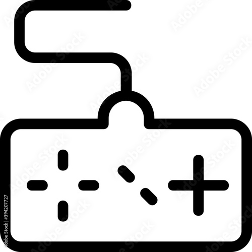  Joystick Vector Line Icon 