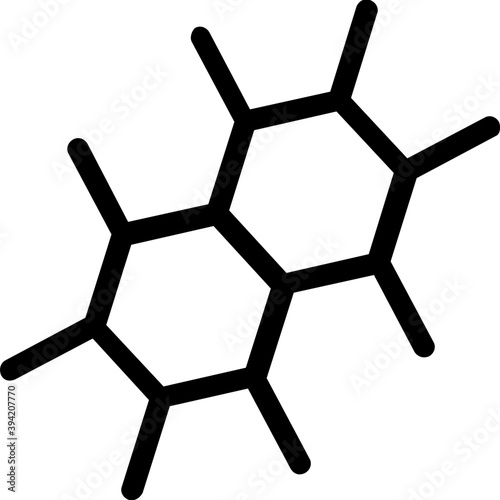 
Molecule Vector Line Icon
