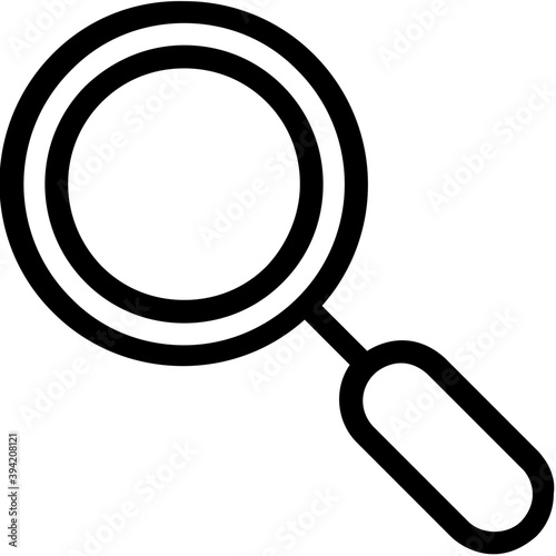 
Magnifier Vector Line Icon
