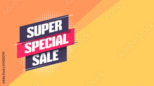 Super Special Sale Shopping Background Template