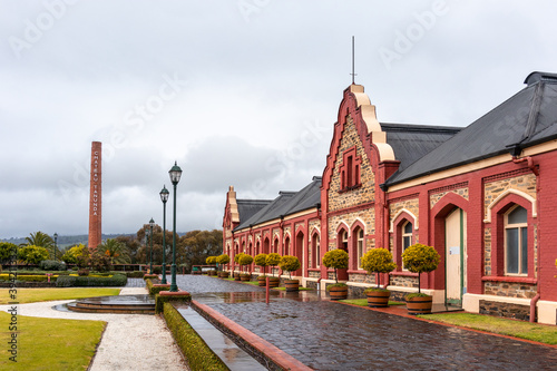 Cuadro en lienzo Australia; Aug 2020: Chateau Tanunda, old winery established as cellar