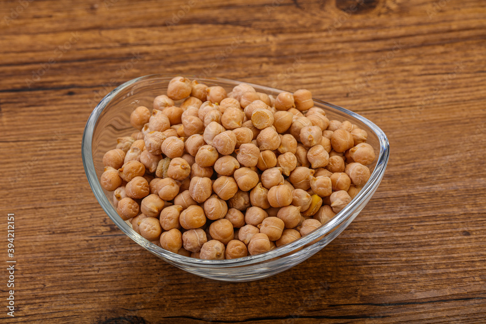 Vegan cuisine - Dry chickpea heap Vegan cuisine - Dry chickpea heap