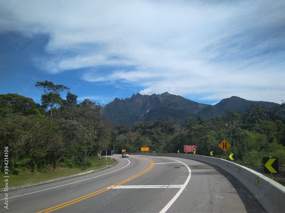 road to the mountains road to the mountains