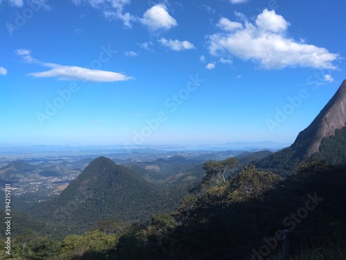 View from Alto do Soberbo in Teresópolis, RJ, Brazil