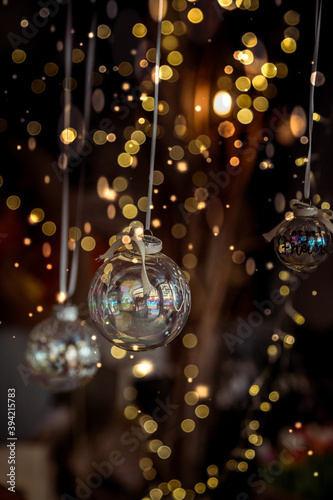 christmas baubles Christmas Decoration Advent Lights Bokeh