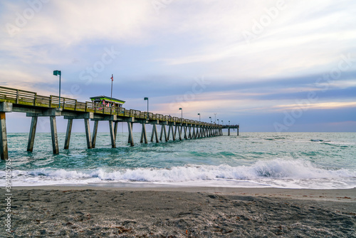 The pier in Venice Florida is great for catching sunsets and just looking at the Gulf of Mexico.