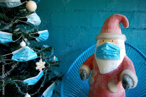 Obraz na płótnie Noël 2020 w salonie