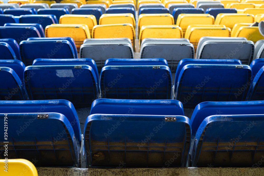 Seats in camp nous stadium Barcelona