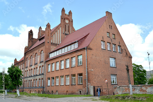 GUSEV, RUSSIA. Agroindustrial College (former school building named after Friedrich Wilhelm I, 1903). Kaliningrad region photo