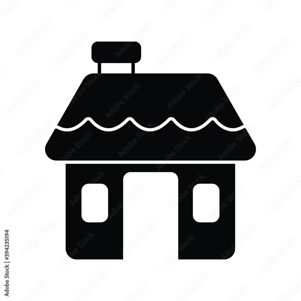 Christmas icon for winter and house Christmas icon for winter and house