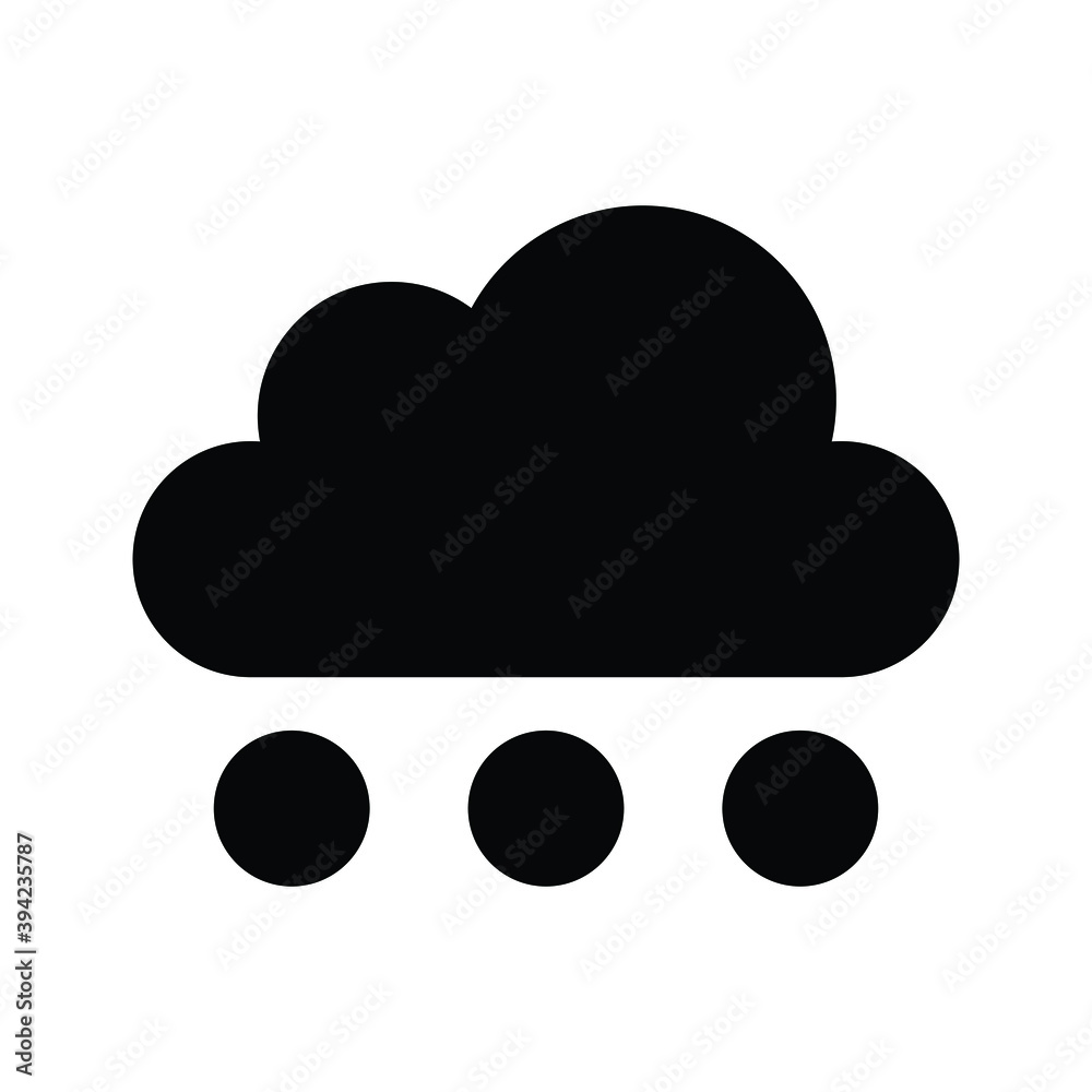 Christmas icon for cloud and weather Christmas icon for cloud and weather