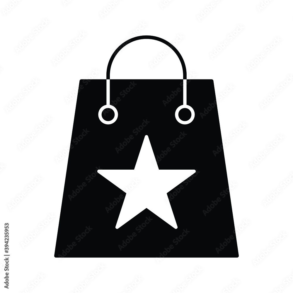 Christmas icon for bag and shopping Christmas icon for bag and shopping