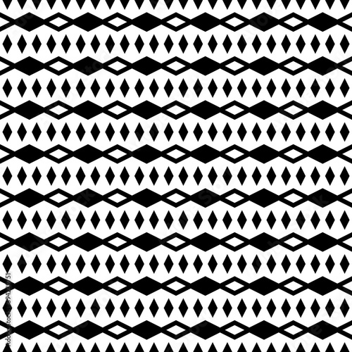 Seamless pattern. Rhombuses ornament.Digital paper, textile print, web design, abstract. Diamonds backdrop. Lozenges wallpaper. Ethnic motif. Geometric background. Vector.
