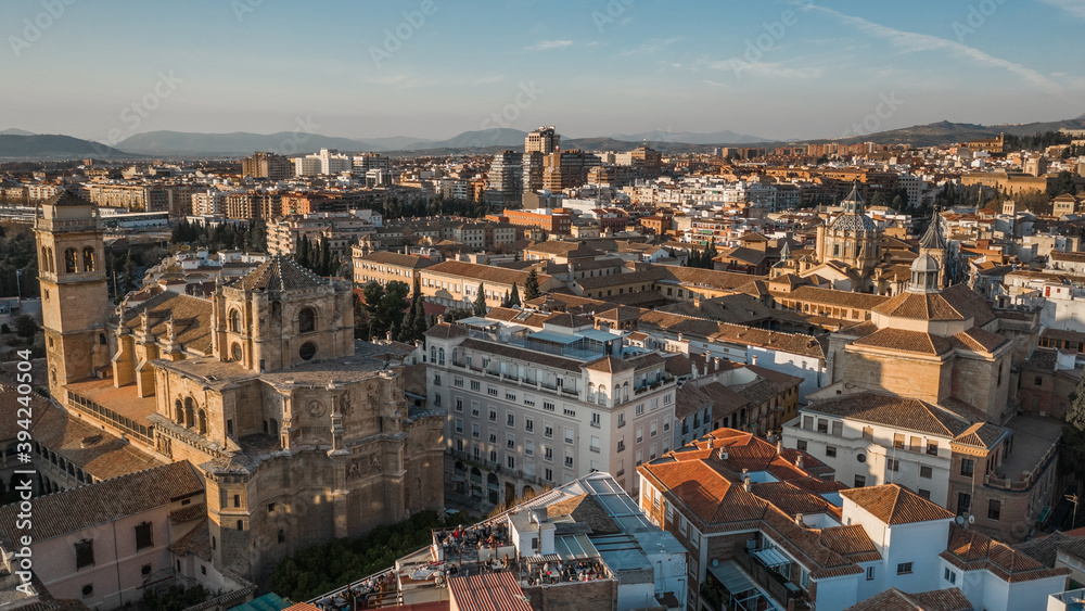 Aerial view of Granada