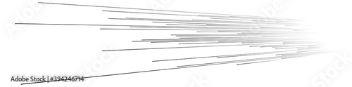 Parallel straight lines, stripes in perspective 3d