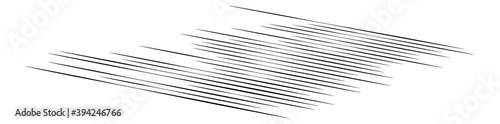 Parallel straight lines, stripes in perspective 3d