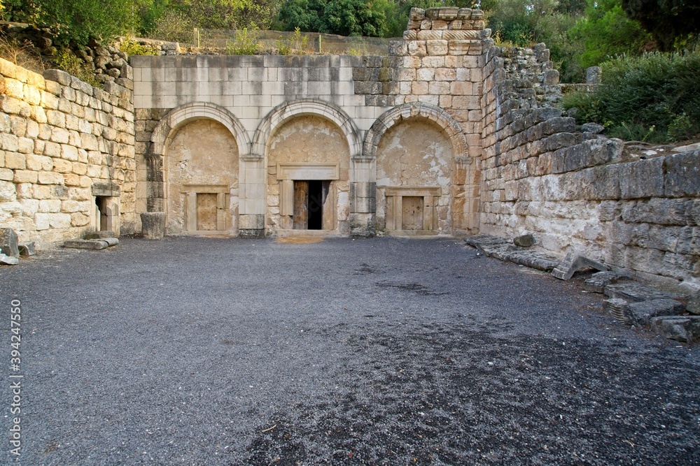 Obraz premium Grave cave in Beit She`arrim Israel
