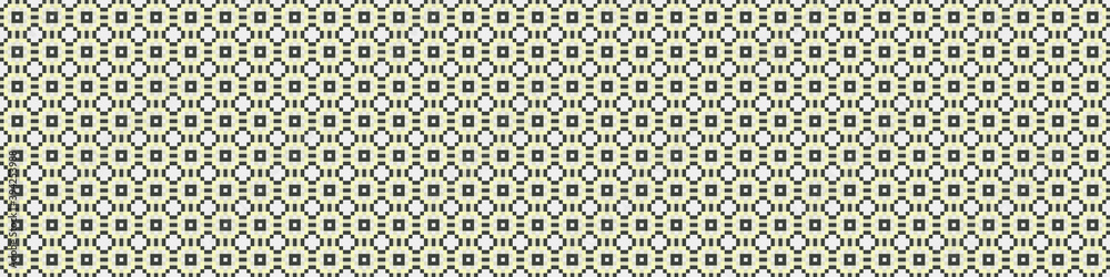 Abstract Cross Pattern Dots Logo generative computational art illustration