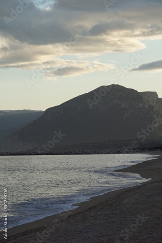 sunset on the beach