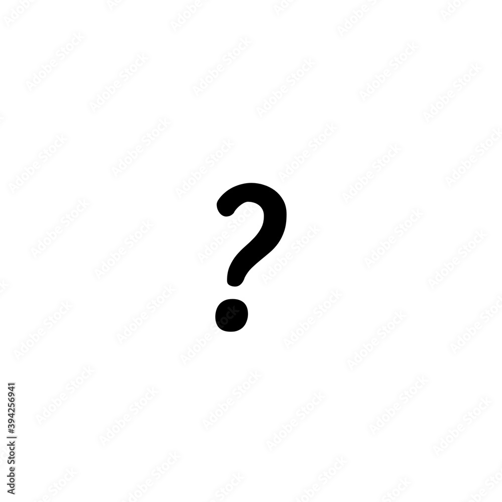 Interrogation Sign/Icon/Symbol Lettering Interrogation Sign/Icon/Symbol Lettering