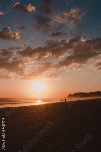 sunset at the beach