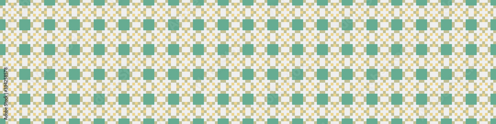 Fototapeta premium Abstract Cross Pattern Dots Logo generative computational art illustration