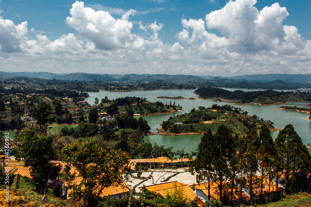 Obraz premium Vista aérea de Guatapé
