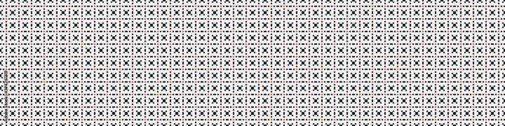 Abstract Cross Pattern Dots Logo generative computational art illustration