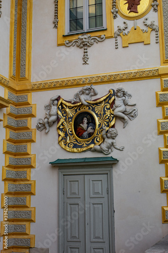 door of the palace
