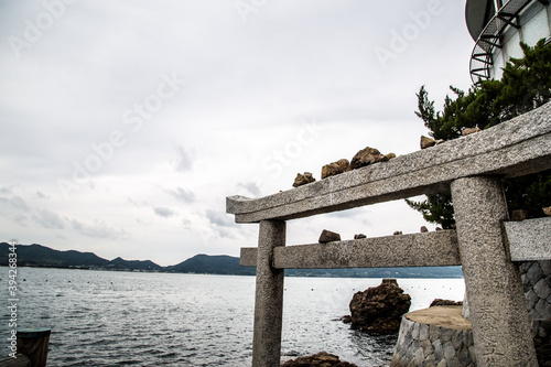 The Seto Inland Sea and torii in the day_01