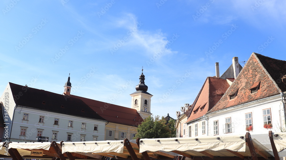Main square in Sibiu old centre.