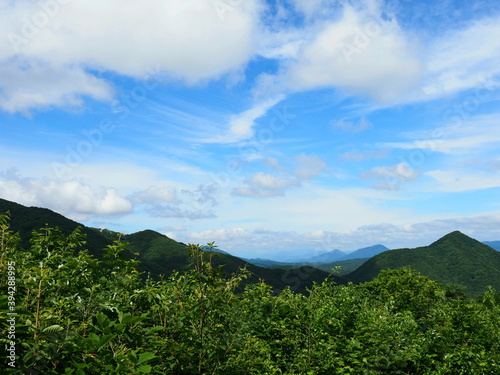 広島県民の森、躍動する雲の風景。 壱