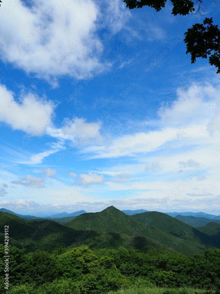 広島県民の森、展望台風景。　弐