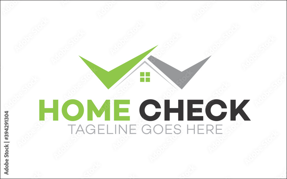Illustration vector graphic of home inspection company logo design template Illustration vector graphic of home inspection company logo design template
