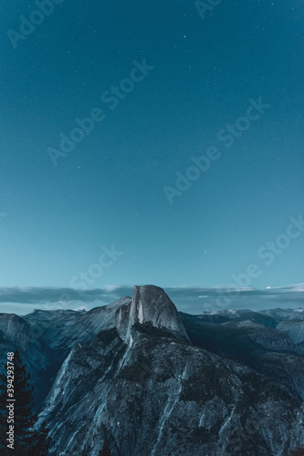 Half Dome at night © Kristopher