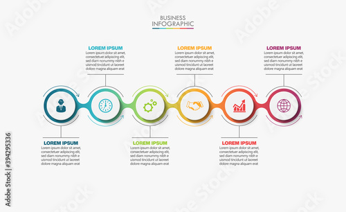 Business data visualization. timeline infographic icons designed for abstract background template milestone element modern diagram process technology digital marketing data presentation chart Vector