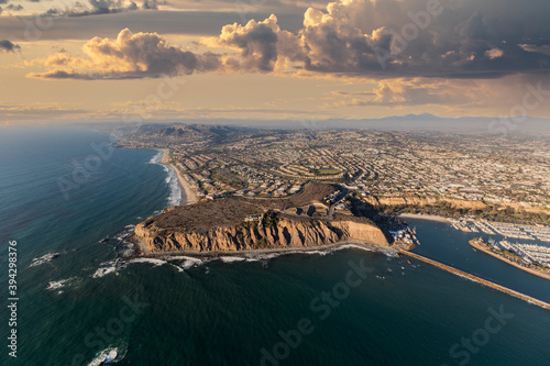 Aerial view of Dana Point o...