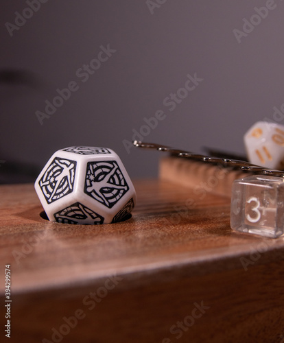 dungeons and dragons health potion with dice