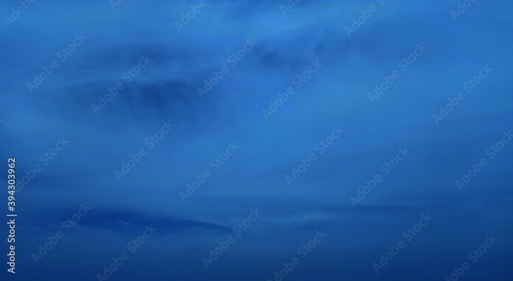 Clear blue sky background 