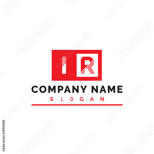 IR Logo Design. IR Letter Logo Vector Illustration - Vector