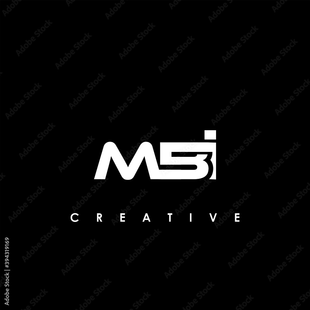 MBI Letter Initial Logo Design Template Vector Illustration	
