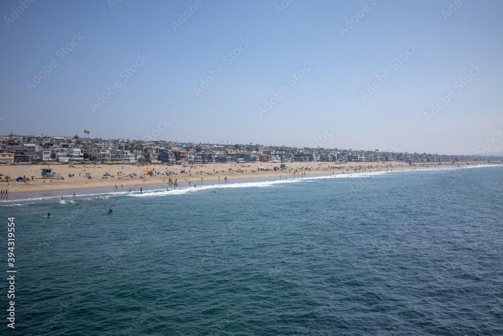 Sunny day coastline