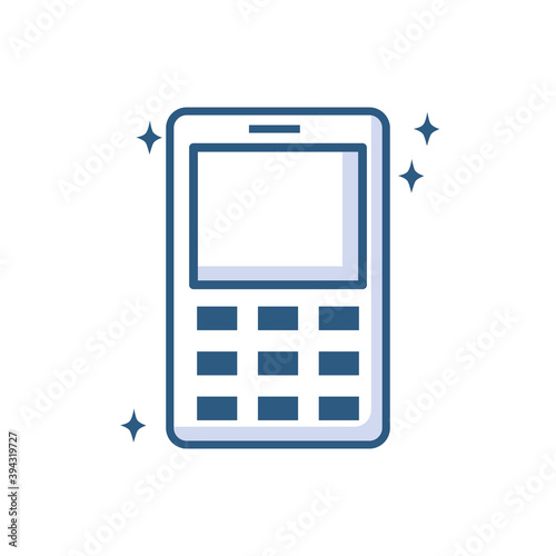 mobile device technology object line style icon