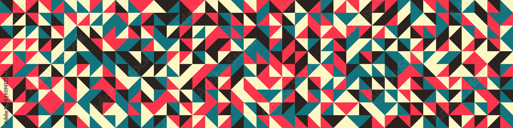 Abstract Geometric Pattern generative computational art illustration
