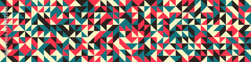 Abstract Geometric Pattern generative computational art illustration