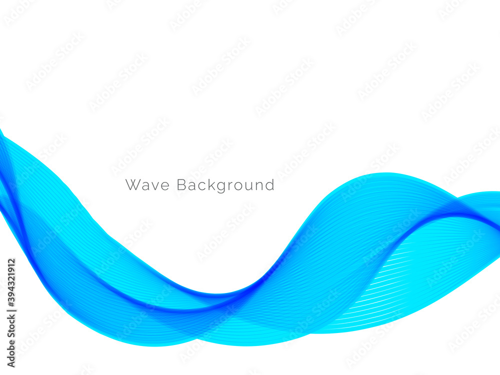 Modern decorative wave stylish dynamic background