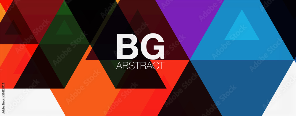 Mosaic triangle pattern abstract background for cover, banner, flyer and poster and other template Mosaic triangle pattern abstract background for cover, banner, flyer and poster and other template